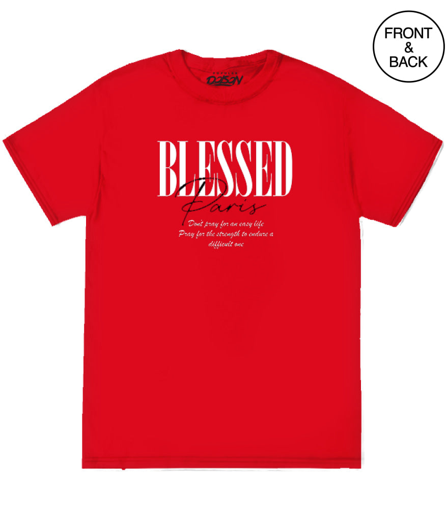BLESSED ANGEL TEE S / RED Men’s Tee