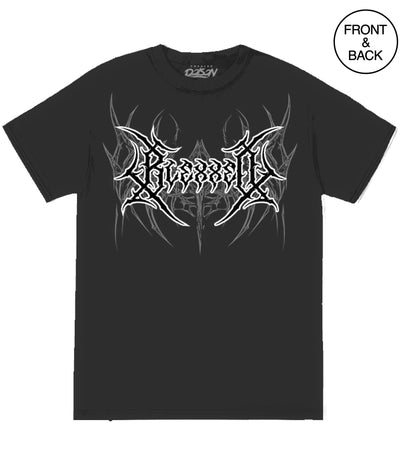BLESSED CYBER CROSS - S / BLACK - Men’s Tee