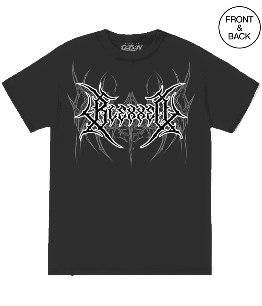 BLESSED CYBER CROSS - S / BLACK - Men’s Tee