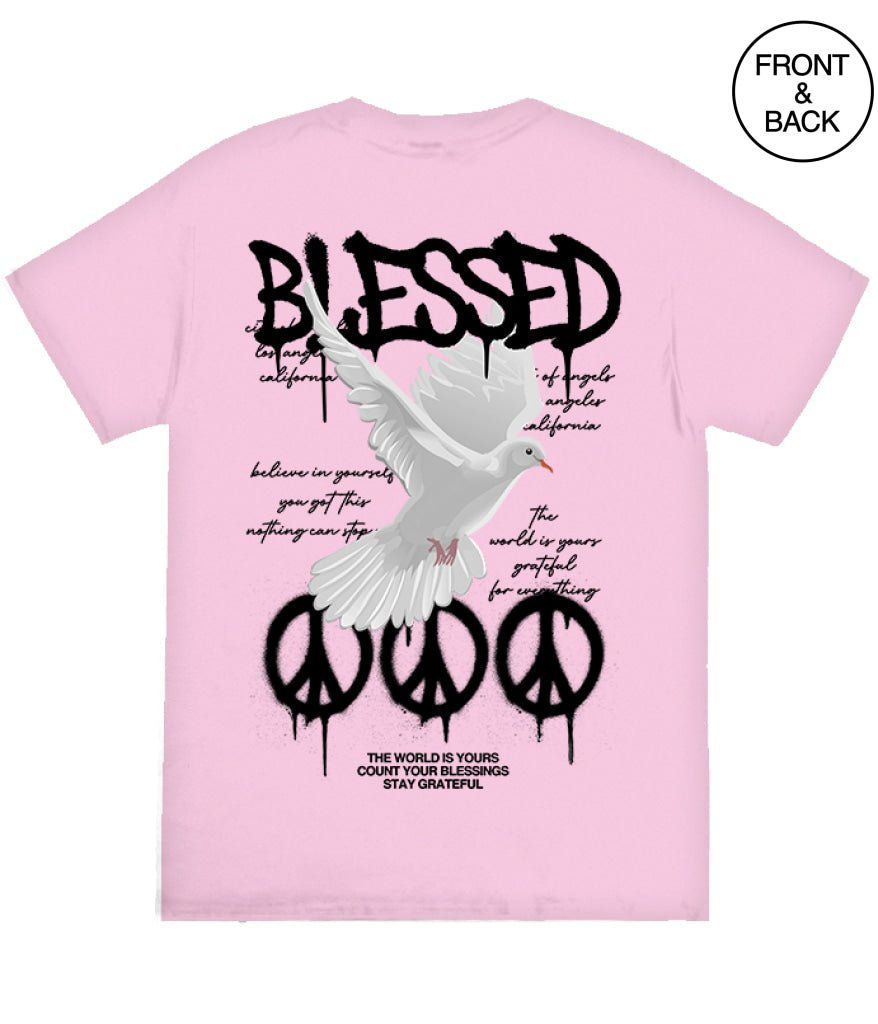 Blessed Doe Peace S / Light Pink Men’s Tee