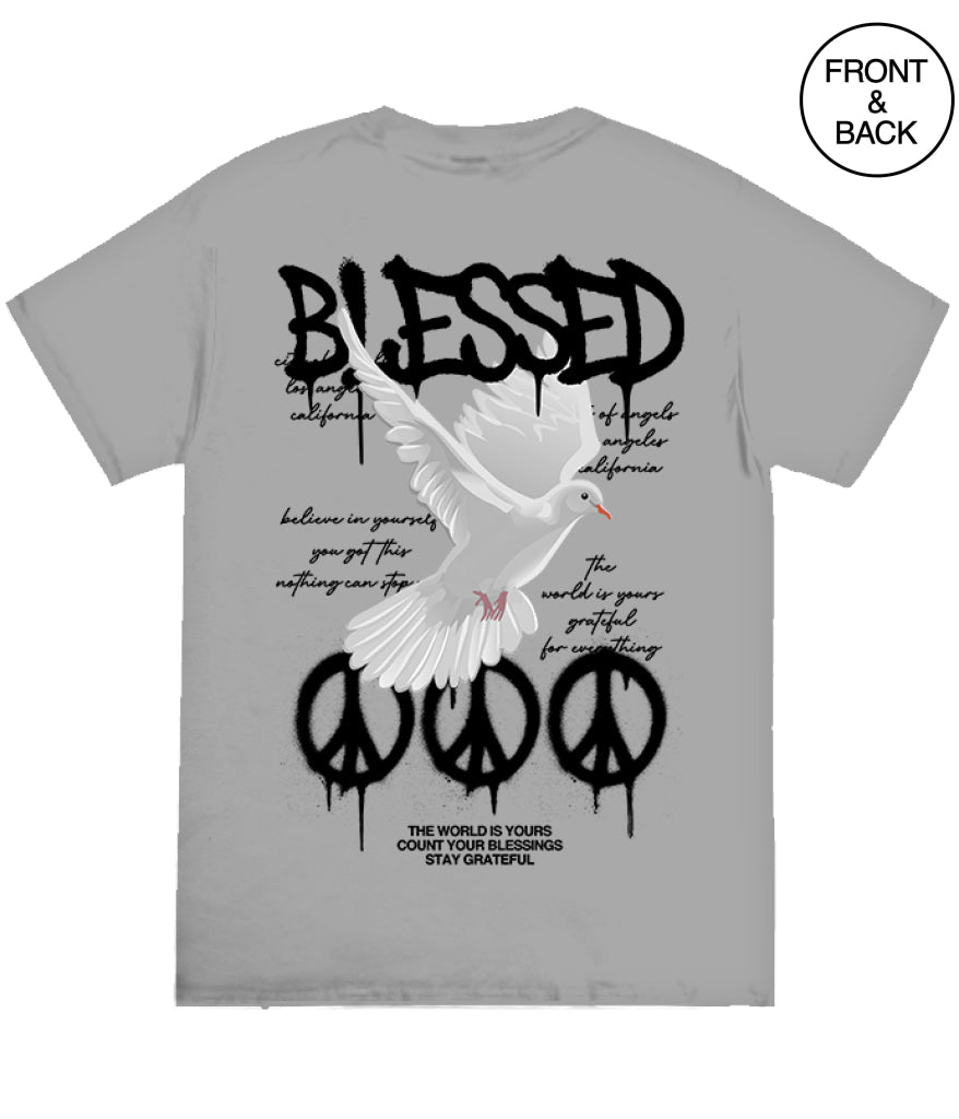 BLESSED DOVE PEACE S / GREY Men’s Tee