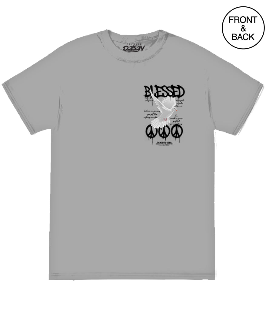 BLESSED DOVE PEACE S / GREY Men’s Tee