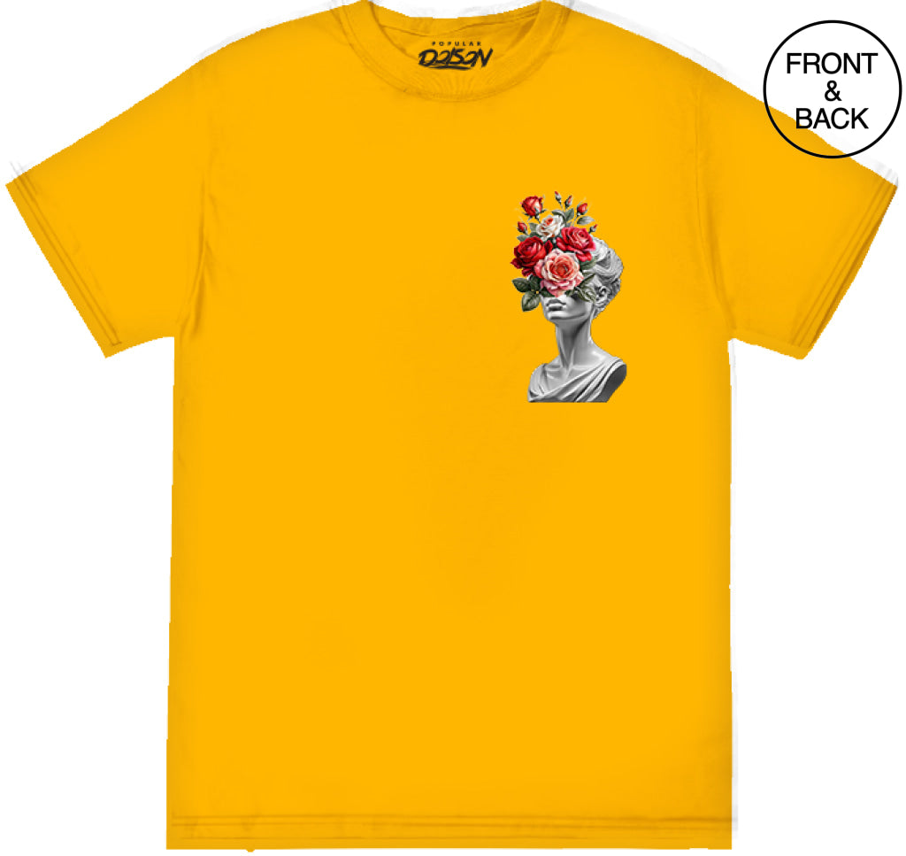 BLESSED FLORAL STATUE TEE S / GOLD Men’s Tee