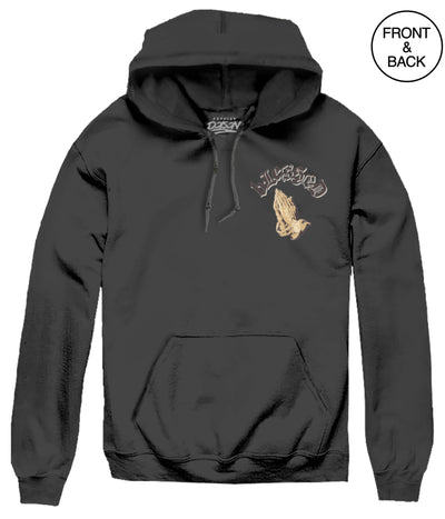 Blessed Praying Hands Hood S / Black Men’s Hoodies And Sweatshirts