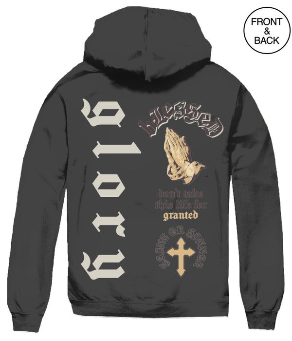 BLESSED PRAYING HANDS HOODIE - Popular Poison
