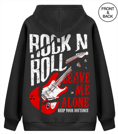 Broken Guitar Leave Me Alone Rock Junior Hoodies