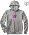 Broken Hearts Hoodie S / Grey Junior Hoodies