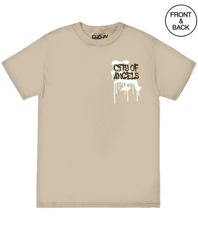 City Of Angeles La Drip S / Sand Men’s Tee