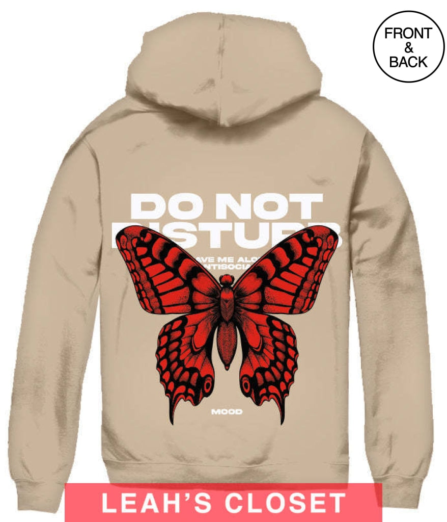 Do Not Disturb Butterfly S / Gold Junior Hoodies