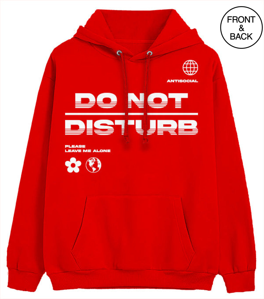 Do Not Disturb S / Red Junior Hoodies
