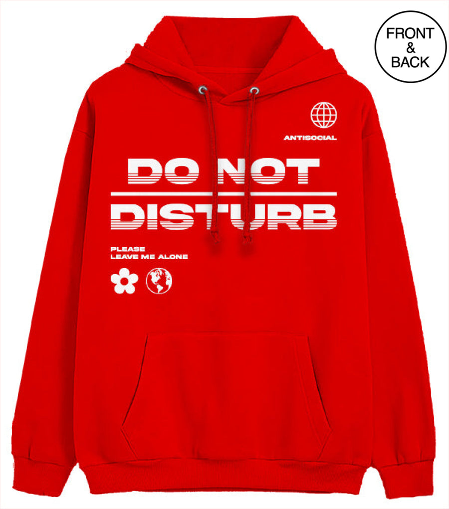 Do Not Disturb S / Red Junior Hoodies