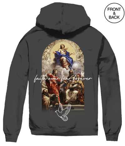 FAITH OVER FEAR 4EVER Men’s Hoodies and Sweatshirts