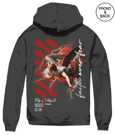 Faith Over Fear Angel Men’s Hoodies And Sweatshirts