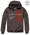 Faith Over Fear Angel S / Dark Brpwm Men’s Hoodies And Sweatshirts