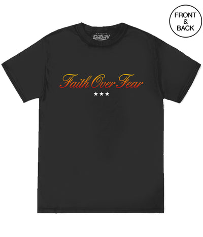 Faith Over Fear Car S / Black Men’s Tee