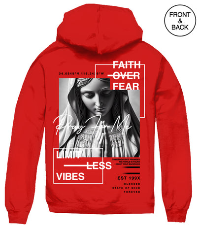 FAITH OVER FEAR PRAY HOODIE Men’s Hoodies and Sweatshirts