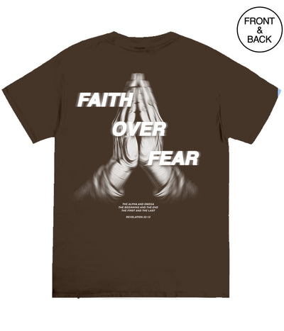 FAITH OVER FEAR PRAYING HANDS - Men’s Tee