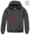 Faith Over Fear Stripe Hoodie S / Black Men’s Hoodies And Sweatshirts