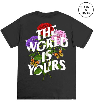Fb The World Is Yours Butterfly Ss Tee Mens Tee