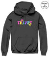 Fb Trip Drip Checkered Hoodie S / Black Junior Hoodies