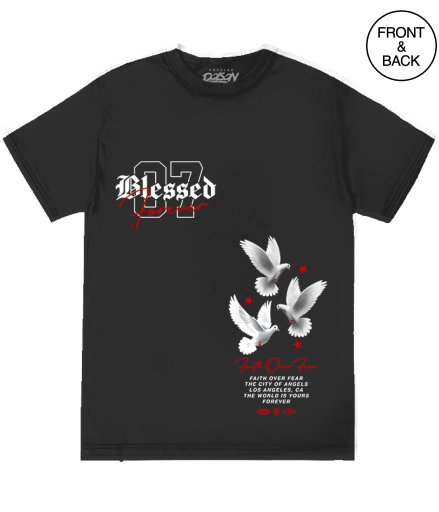 FOREVER BLESSED DOVES TEE S / BLACK Men’s Tee