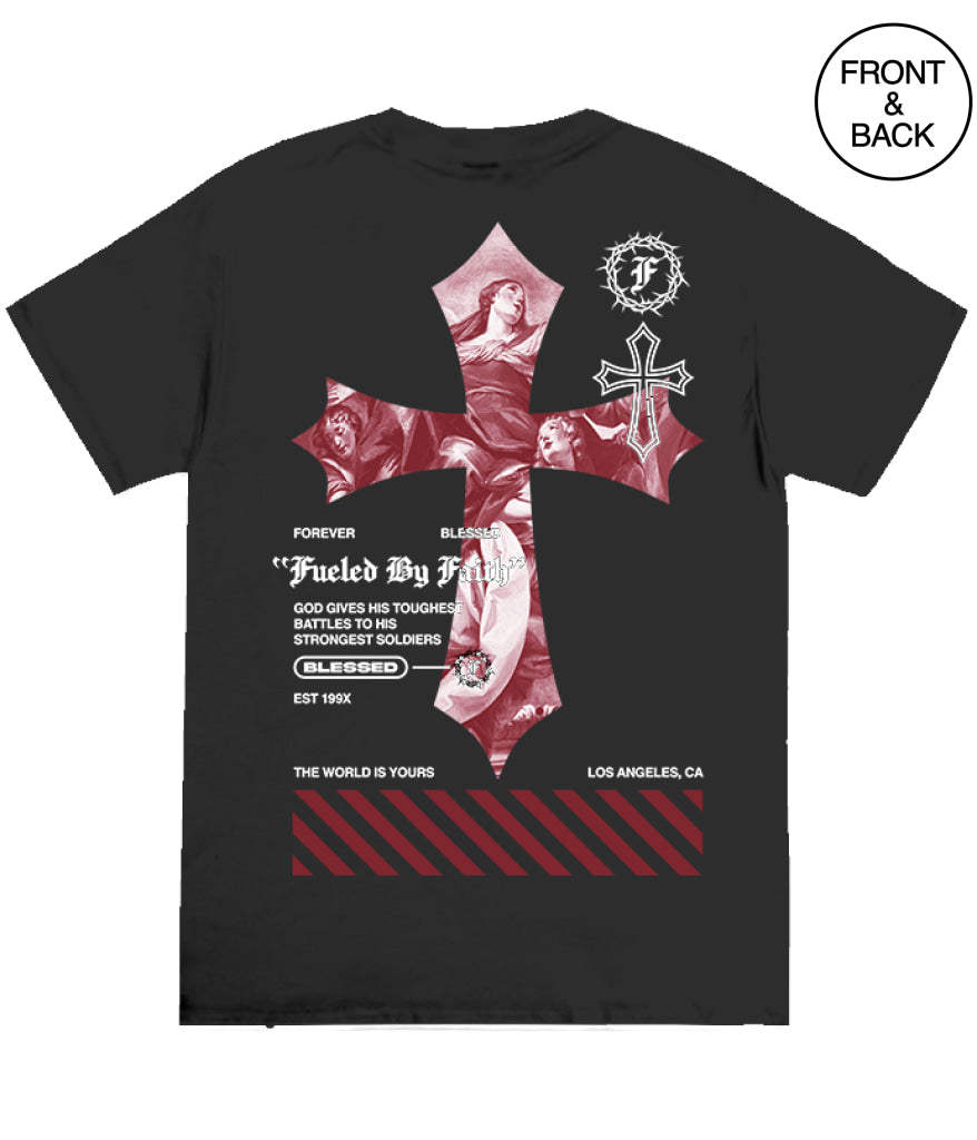 FUELED BY FAITH CROSS TEE - Men’s Tee
