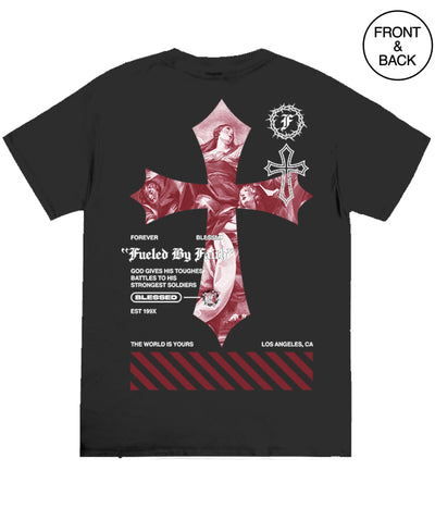 FUELED BY FAITH CROSS TEE - Men’s Tee