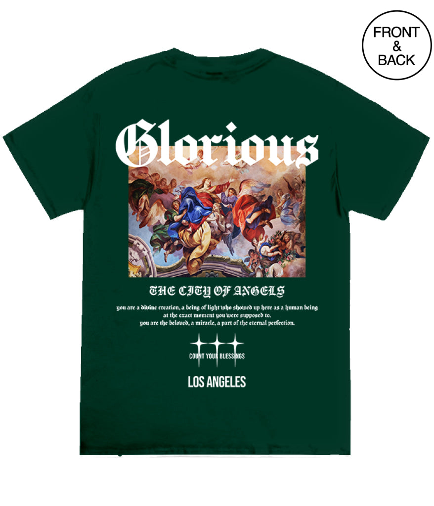 GLORIOUS ANGEL TEE S / DARK GREEN Men’s Tee