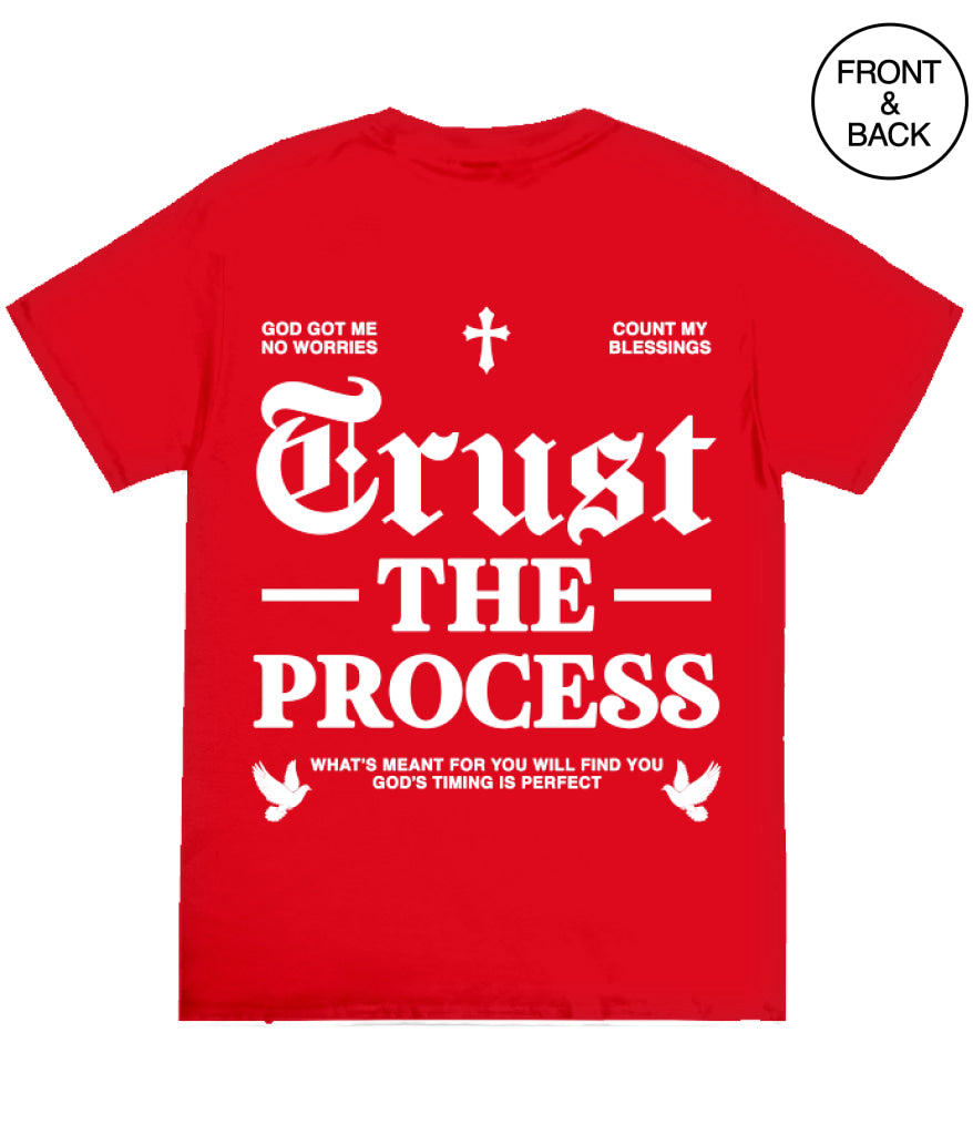 GOD PLAN TEE S / RED Men’s Tee