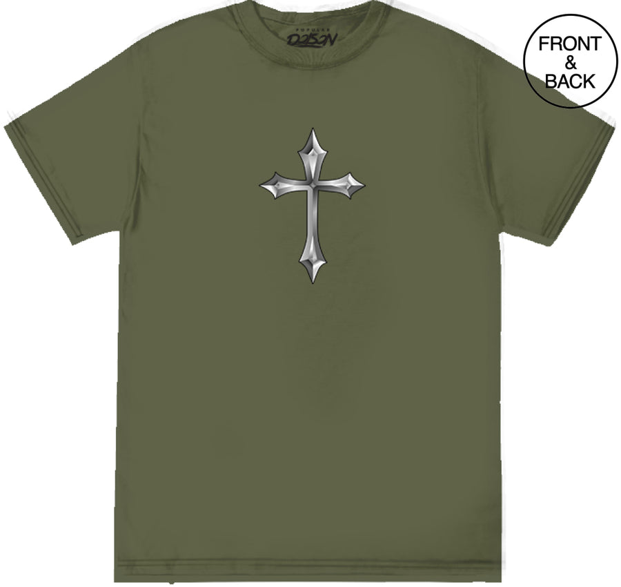 HOLY SPRIT CROSS S / MILITARY GREEN Men’s Tee