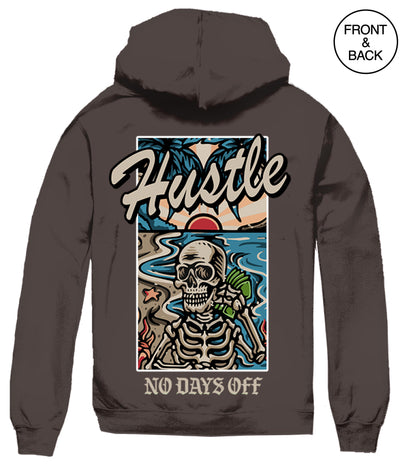 Hustle No Days Off Hoods Mens Hoodies And Sweatshirts