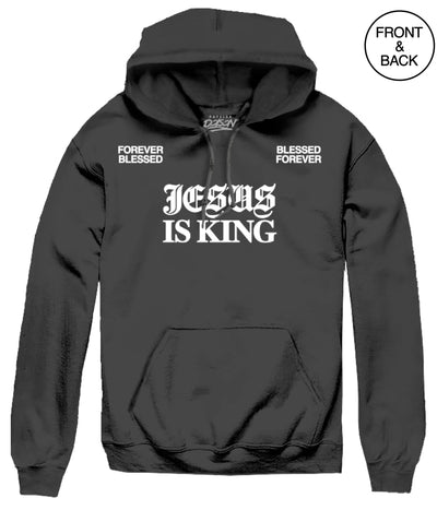 JESUS IS KING HOODIE S / BLACK Men’s Hoodies and Sweatshirts