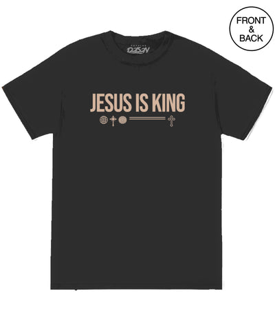 JESUS IS KING - S / BLACK - Men’s Tee