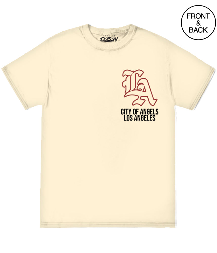 LA COLLAGE TEE S / CREAM Men’s Tee