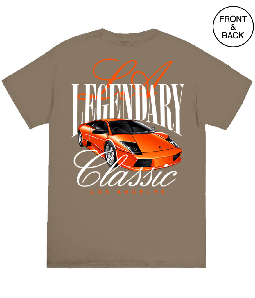 La Legendary Classic Car S / Brown Savana Men’s Tee