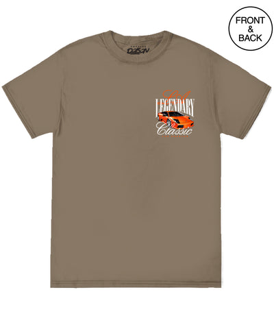 La Legendary Classic Car S / Brown Savana Men’s Tee