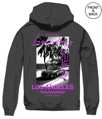 La Palm Tree Car Men’s Hoodies And Sweatshirts