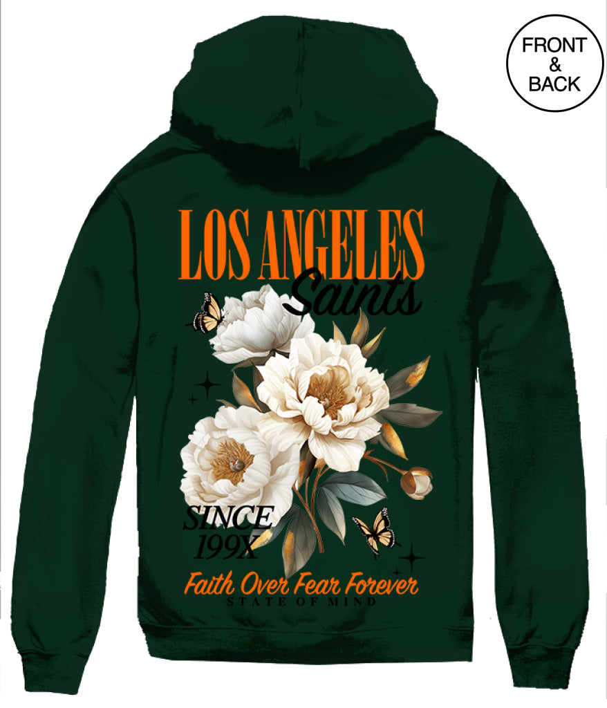 LA SAINT FLORAL HOODIE Men’s Hoodies and Sweatshirts