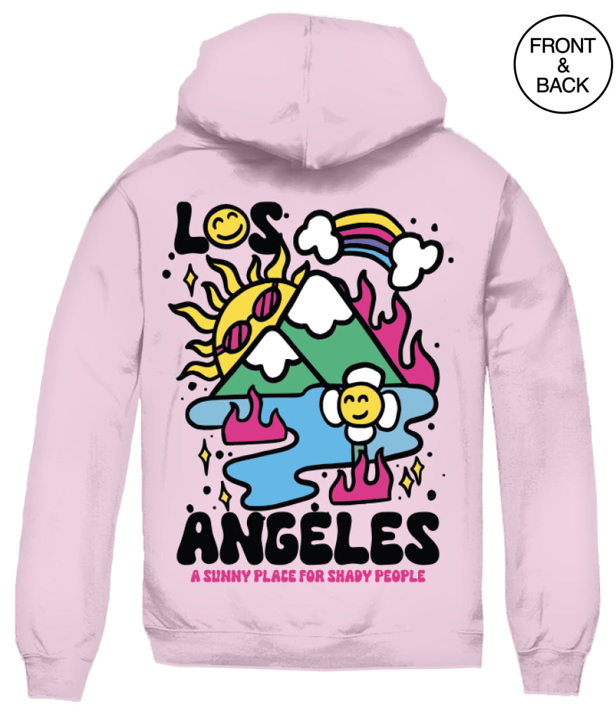 La Smiley S / Light Pink Junior Hoodies