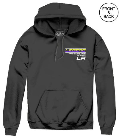 La Street Legend Car Hoodie S / Black Mens Hoodies And Sweatshirts