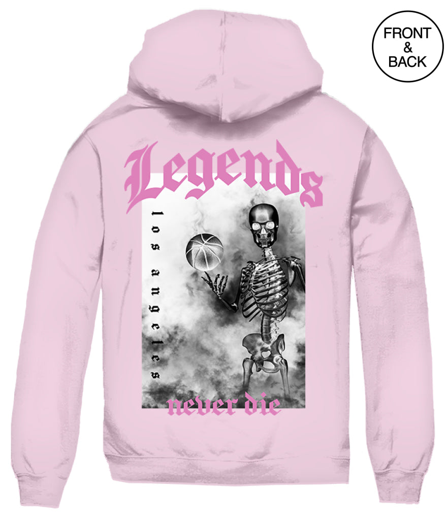 Legends Basketball Hoods S / Light Pink Mens Hoodies And Sweatshirts