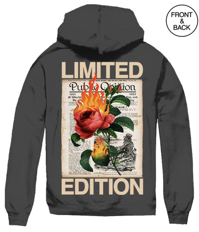 Limited Edition Flame Rose Men’s Hoodies And Sweatshirts