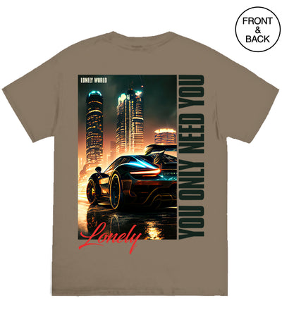 Lonely World Car Men’s Tee