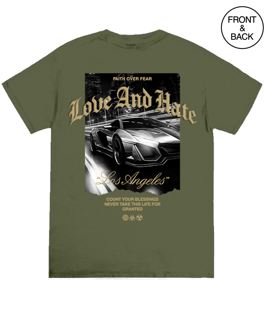 Los Angeels Tee S / Military Green Men’s Tee