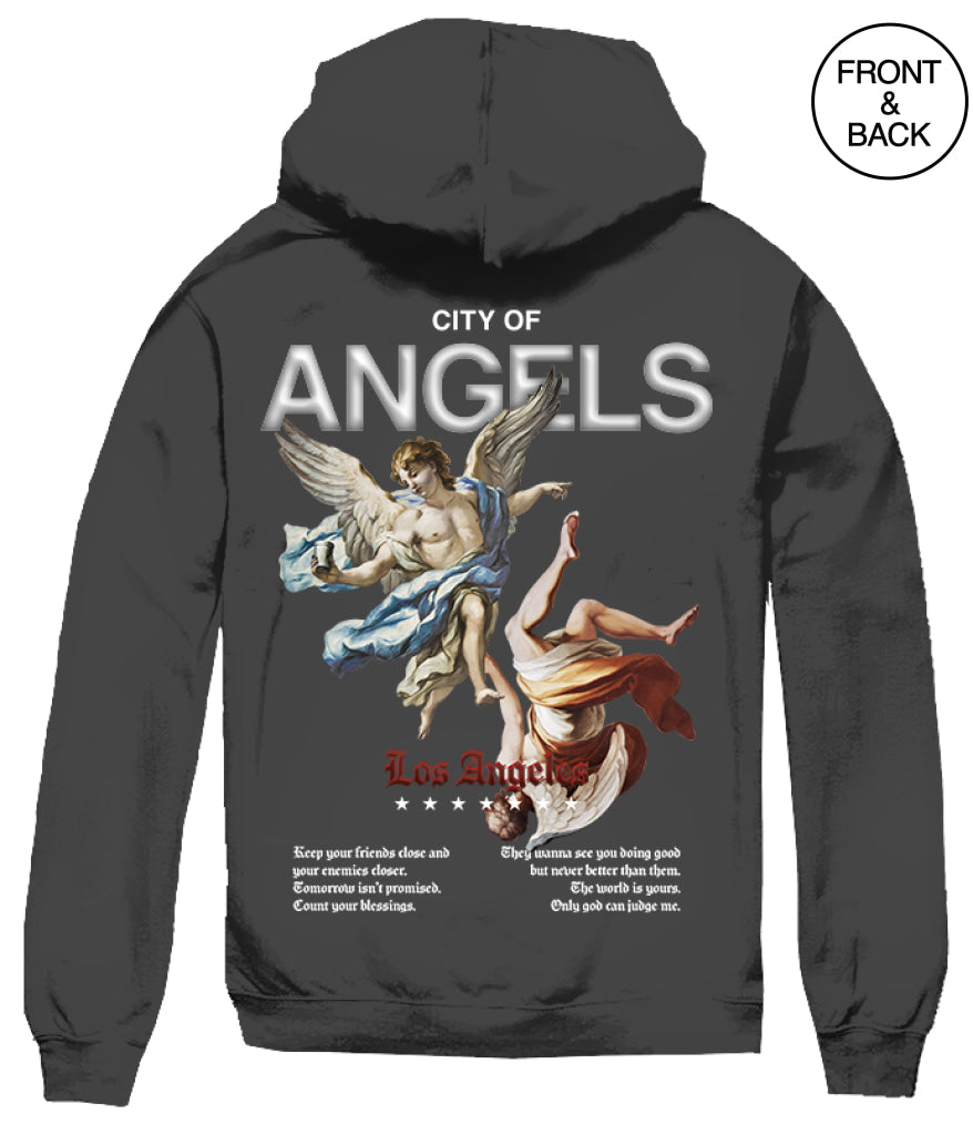 LOS ANGELES ANGELS S / BLACK Men’s Hoodies and Sweatshirts