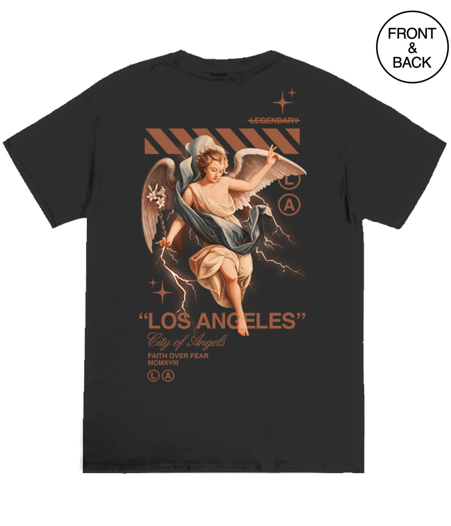 Los Angeles Angels S / Black Men’s Tee