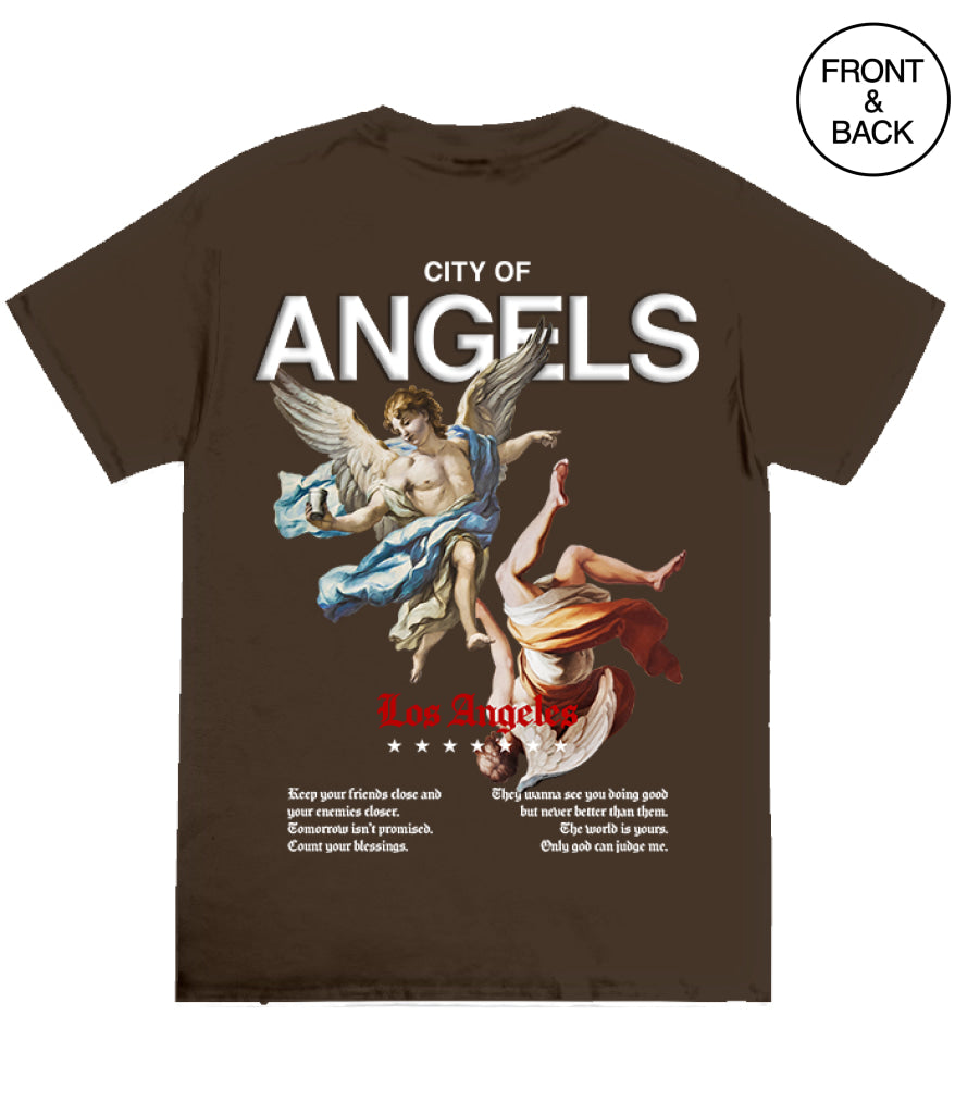 Los Angeles Angels S / Dark Brown Men’s Tee