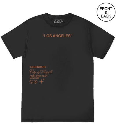 Los Angeles Angels S / Black Men’s Tee