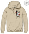 Los Angeles Roses Hoodie S / Sand Mens Hoodies And Sweatshirts