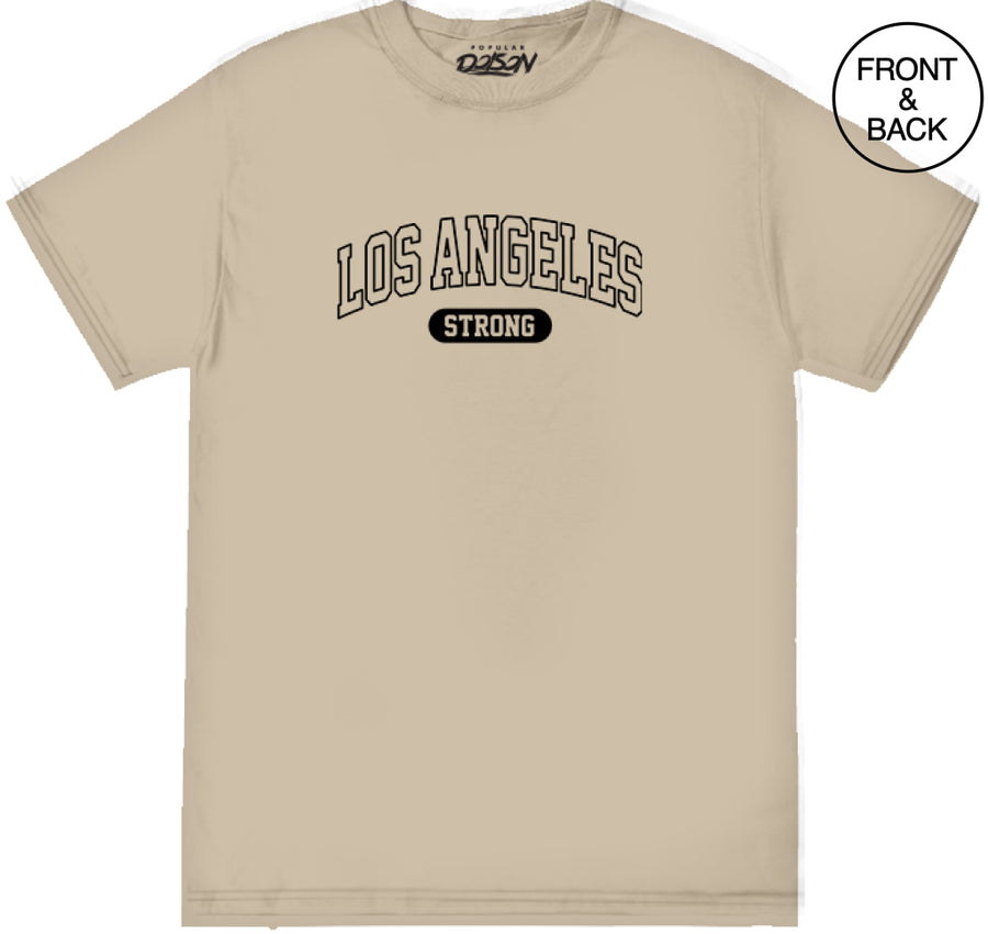LOS ANGELES STRONG TEE S / SAND Men’s Tee